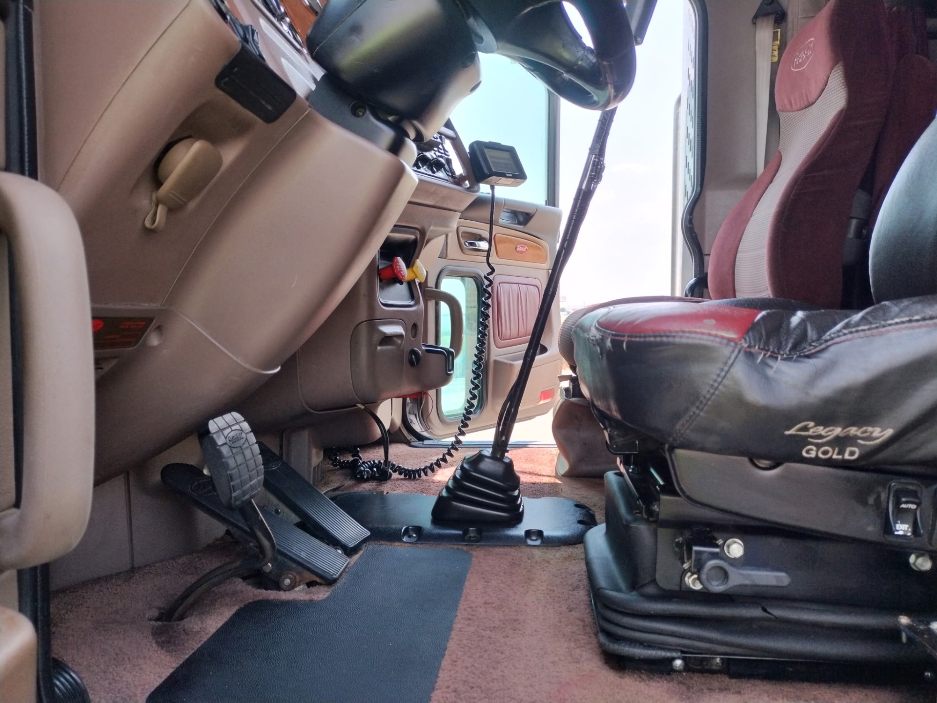 Semi-Truck Cab Detail after